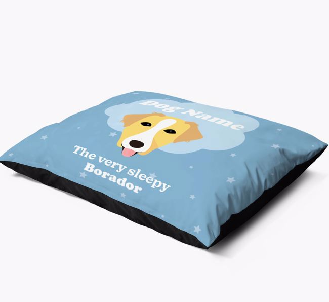 'The Very Sleepy Dog' - Personalised {breedFullName} Dog Bed